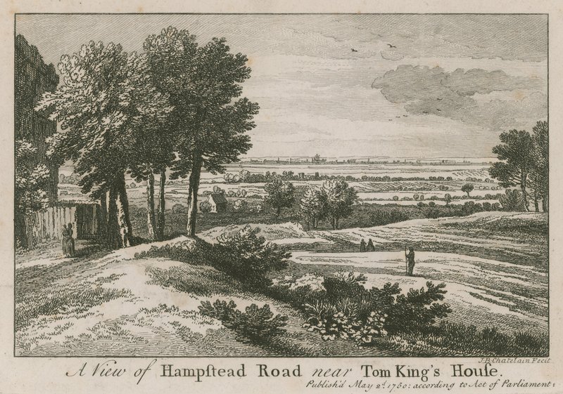 Utsikt over Hampstead Road nær Tom King