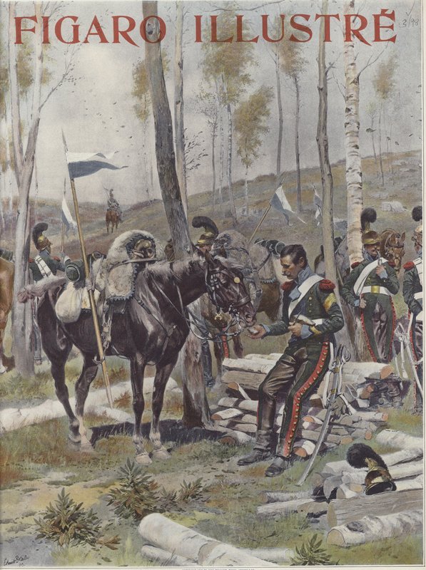 En leir av soldater av Jean Baptiste Edouard Detaille