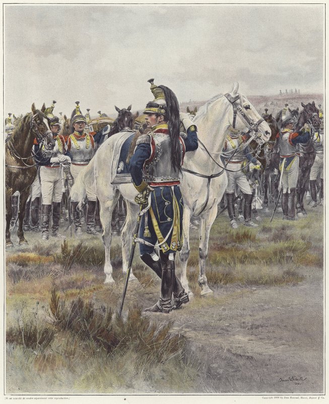 Montert kavaleri i 1807 av Jean Baptiste Edouard Detaille
