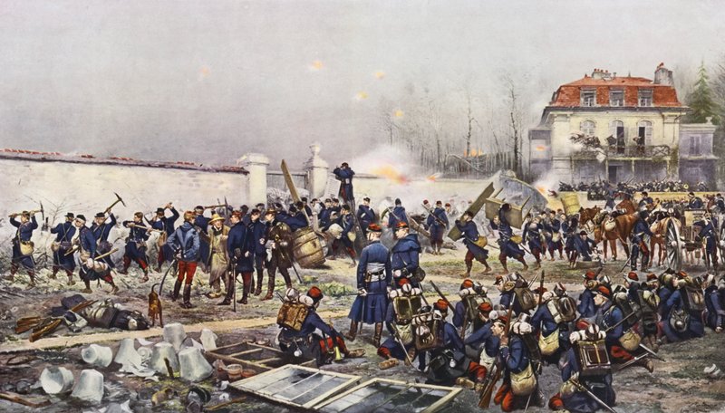 Forsvaret til Champigny av Jean Baptiste Edouard Detaille