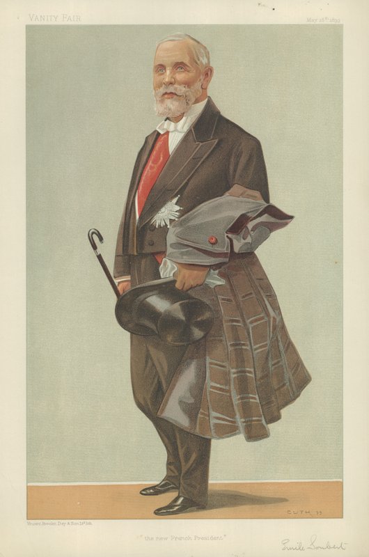 Emile Loubet, presidenten i den franske republikken av Jean Baptiste Guth