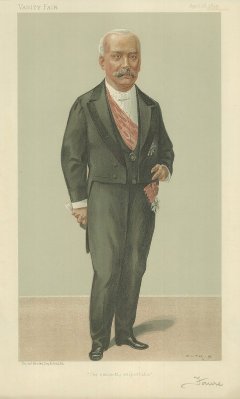 M Francois Felix Faure, president i Den franske republikk av Jean Baptiste Guth