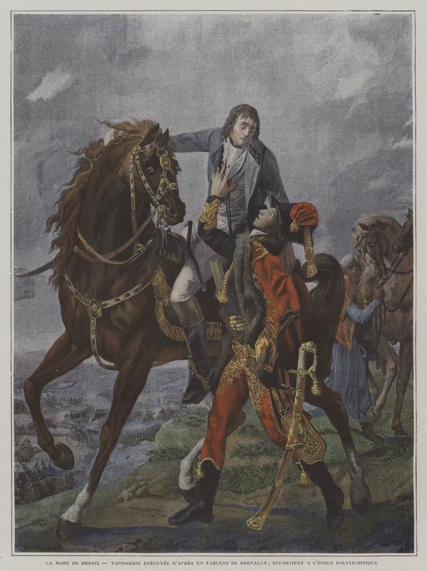 General Desaixs død i slaget ved Marengo, 1800 av Jean Baptiste Regnault