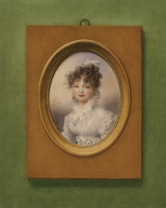 Portrett av storhertuginne Catherine Pavlovna av Russland av Jean Baptiste after Isabey