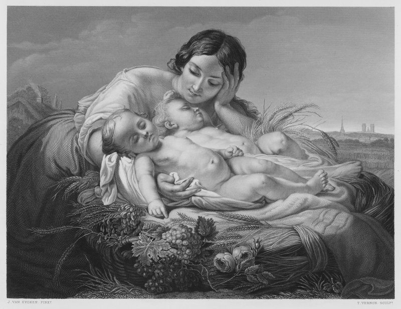 Overflod, fra bildet i Den Kongelige Samling (gravering) av Jean Baptiste van Eycken