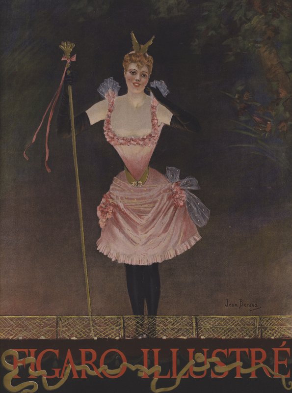 Omslag til Le Figaro Illustre, desember 1891 av Jean Beraud