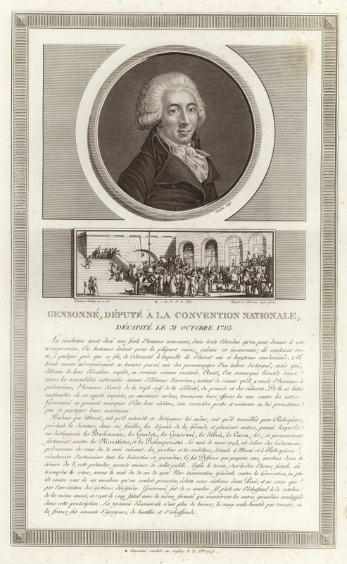 Portrett av Armand Gensonne av Jean Duplessi Bertaux