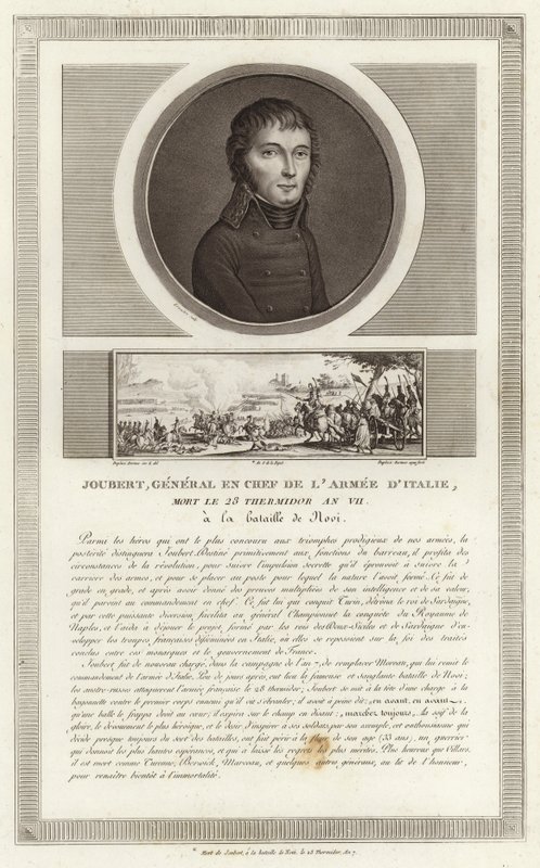 Portrett av Barthelemy Catherine Joubert av Jean Duplessi Bertaux