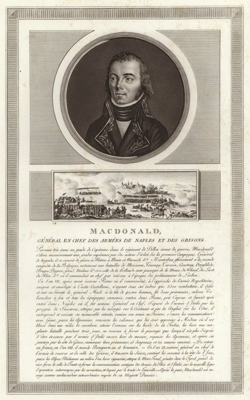 Portrett av Jacques MacDonald, hertugen av Taranto av Jean Duplessi Bertaux