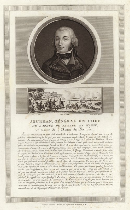 Portrett av Jean-Baptiste Jourdan, Comte Jourdan av Jean Duplessi Bertaux