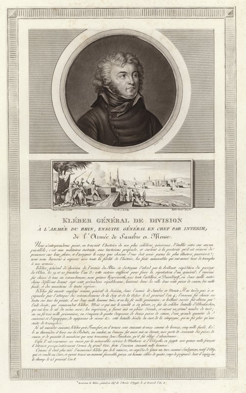 Portrett av Jean-Baptiste Kleber av Jean Duplessi Bertaux