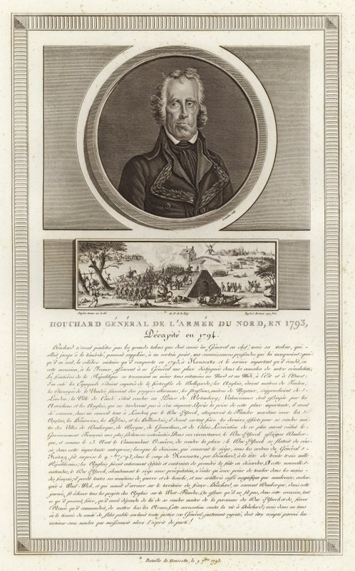 Portrett av Jean-Nicolas Houchard av Jean Duplessi Bertaux