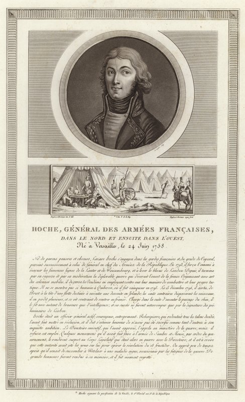Portrett av Lazare Hoche av Jean Duplessi Bertaux
