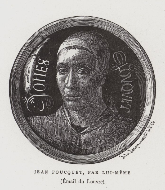 Selvportrett av den franske maleren Jean Foucquet fra 1400-tallet av Jean Fouquet