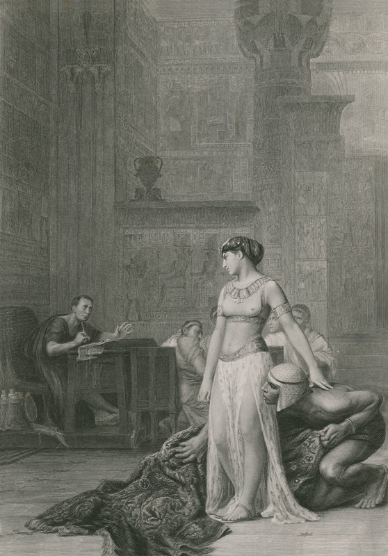 Cleopatra og Cæsar av Jean Leon Gerome