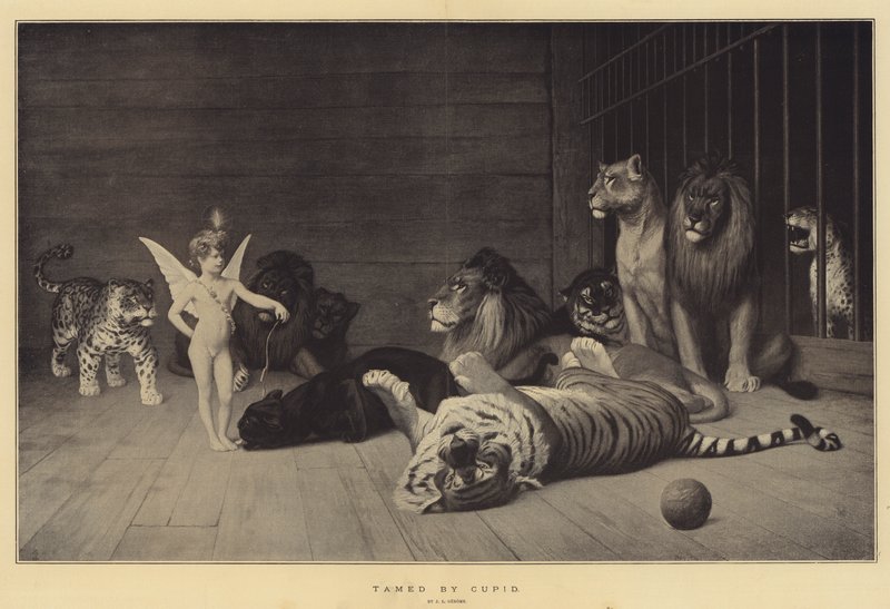 Tamet av Amor av Jean Leon Gerome
