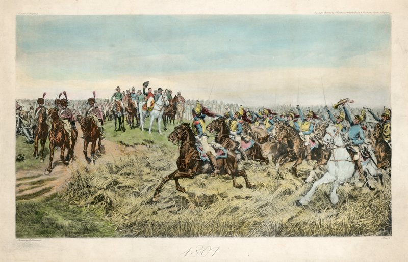 Anklagen mot de franske kuirassierne i Friedland 14. juni 1807 av Jean Louis Ernest Meissonier