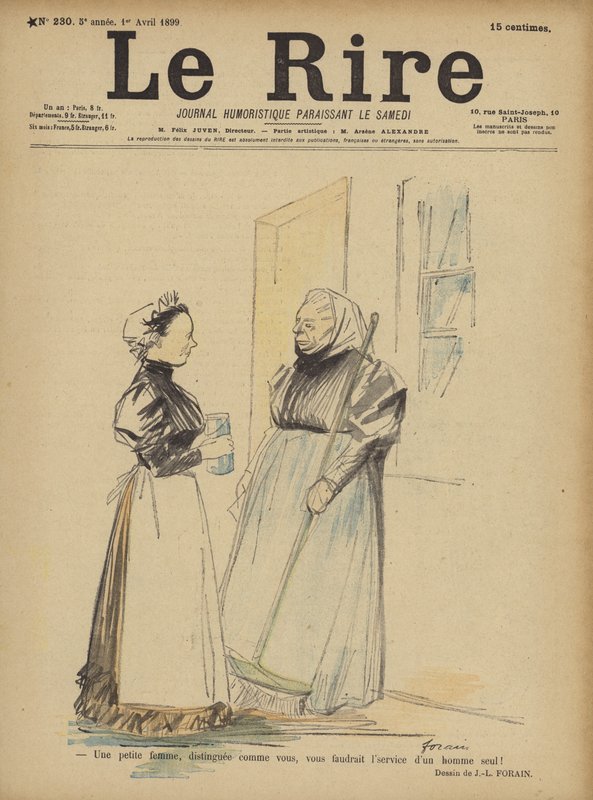 Illustrasjon for Le Rire av Jean Louis Forain