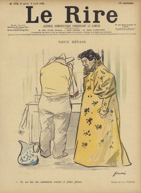 Illustrasjon for Le Rire av Jean Louis Forain