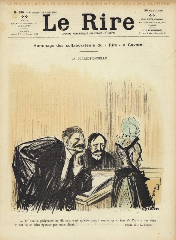 Illustrasjon for Le Rire av Jean Louis Forain