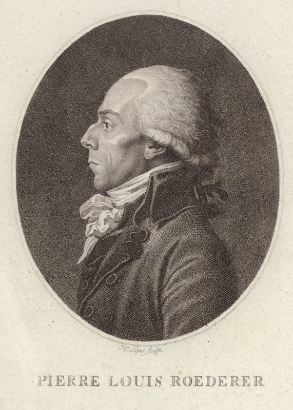 Portrett av Pierre Louis Roederer av Jean Urbain Guerin