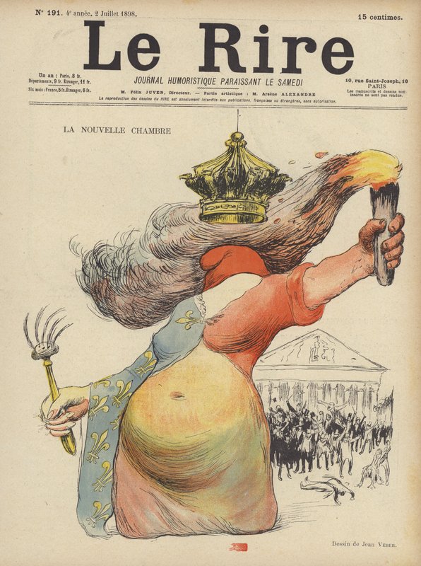 Illustrasjon for Le Rire av Jean Veber