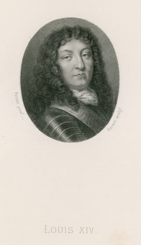 Kong Ludvig XIV av Jean the Elder Petitot