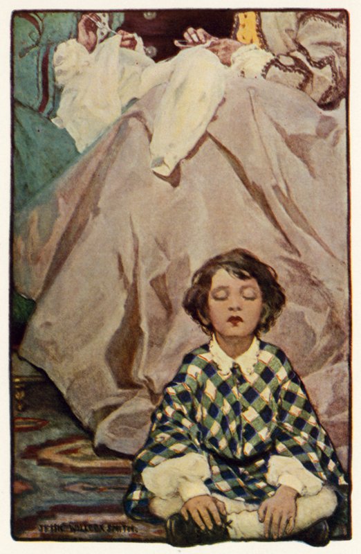 Det lille landet (farge litho) av Jessie Willcox Smith