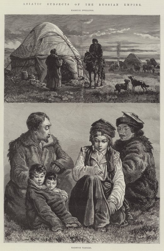 Asiatiske emner av det russiske imperiet av Johann Nepomuk Schonberg