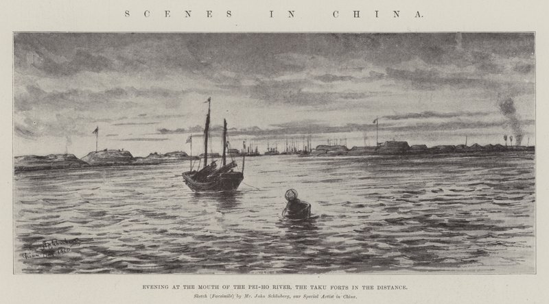 Scener i Kina av Johann Nepomuk Schonberg