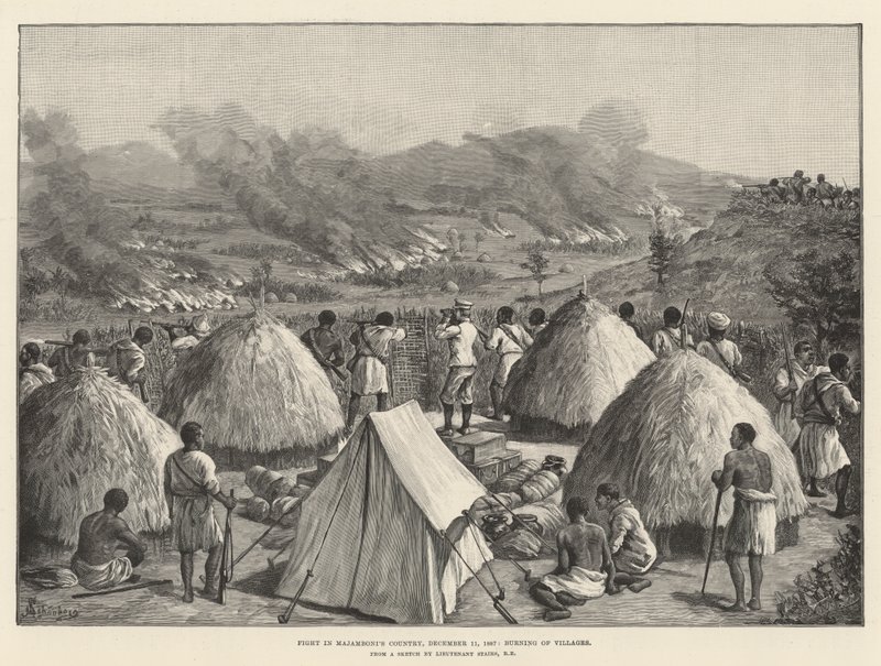 Stanleys Emin Pasha hjelpeekspedisjon av Johann Nepomuk Schonberg