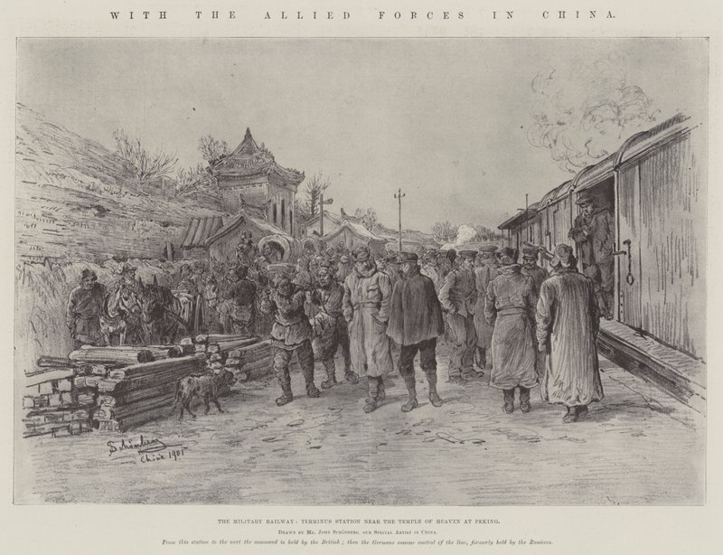 Med de allierte styrkene i Kina av Johann Nepomuk Schonberg