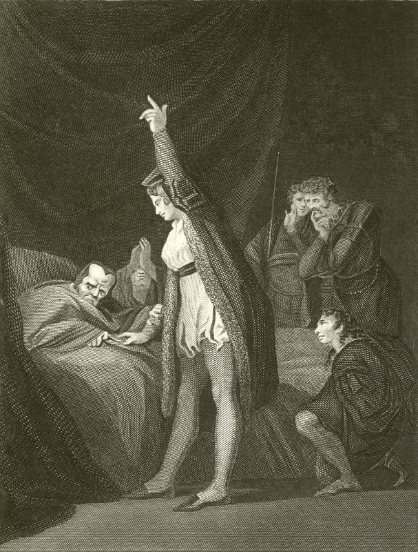 Kardinal Beauforts død av Johann Heinrich Füssli
