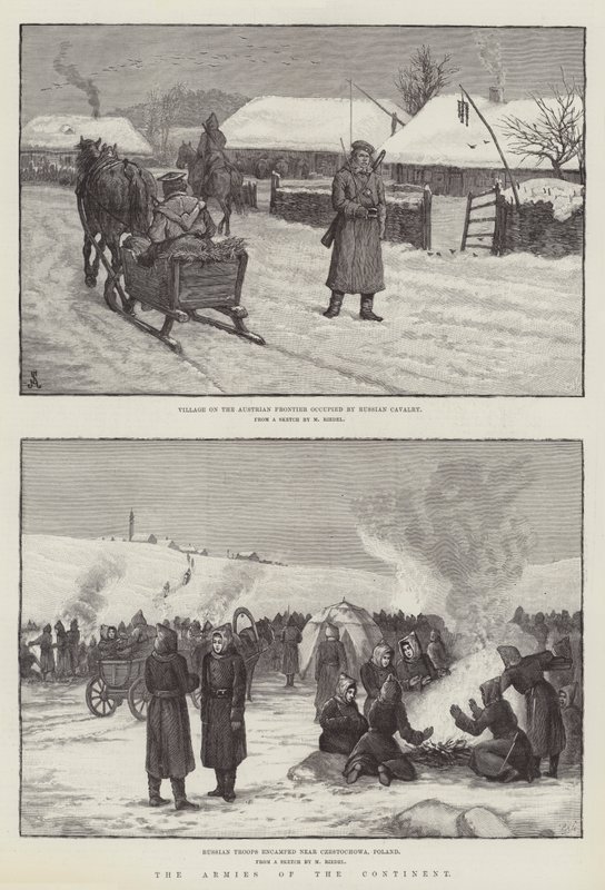 Kontinentets hærer av Johann Nepomuk Schonberg