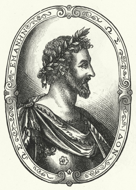 Pierre Ronsard , fransk poet (gravering) av Johann Theodor de Bry