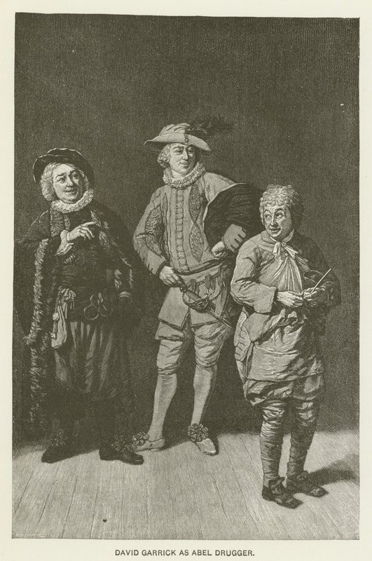 David Garrick som Abel Drugger av Johan Joseph Zoffany