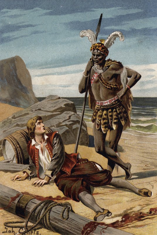 Illustrasjon for The Flying Dutchman, eller Der Fliegende Hollander (farge litho) av Johannes (after) Gehrts