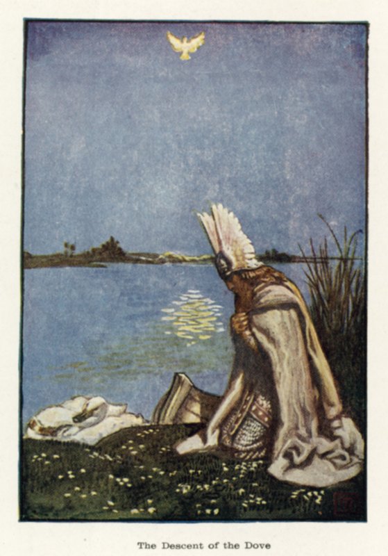 Nedstigningen til duen av John Byam Liston Shaw