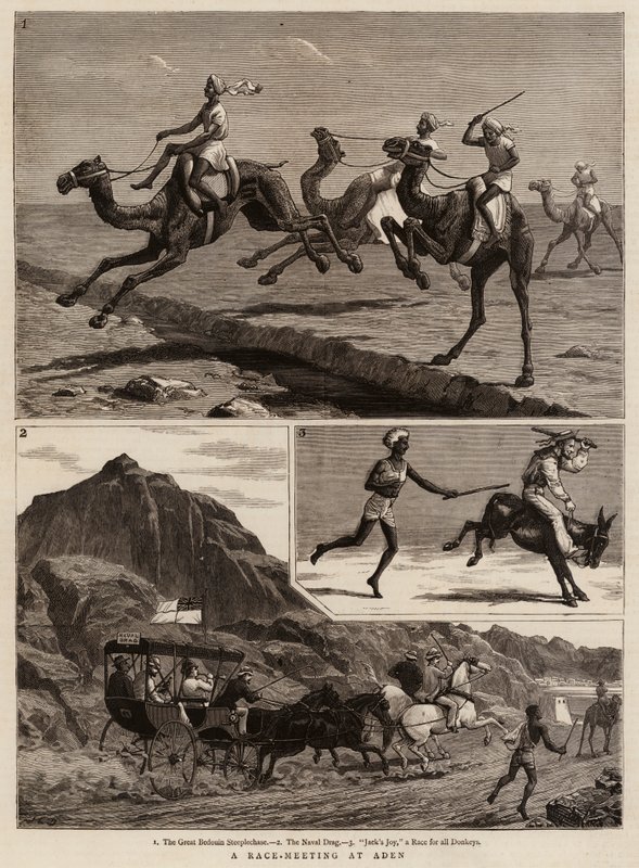 Et løpsmøte i Aden av John Charles Dollman