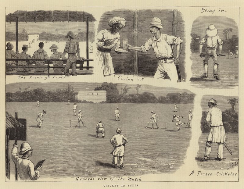 Cricket i India av John Charles Dollman