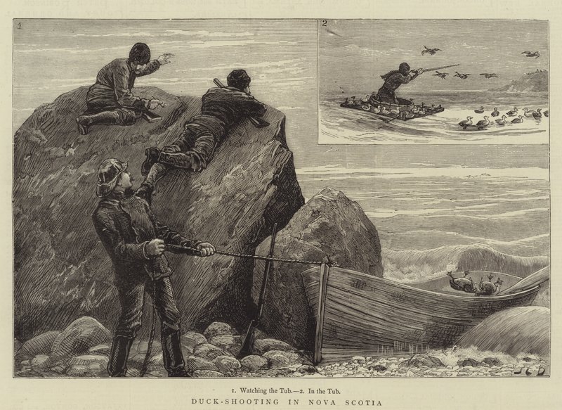 Andeskyting i Nova Scotia av John Charles Dollman