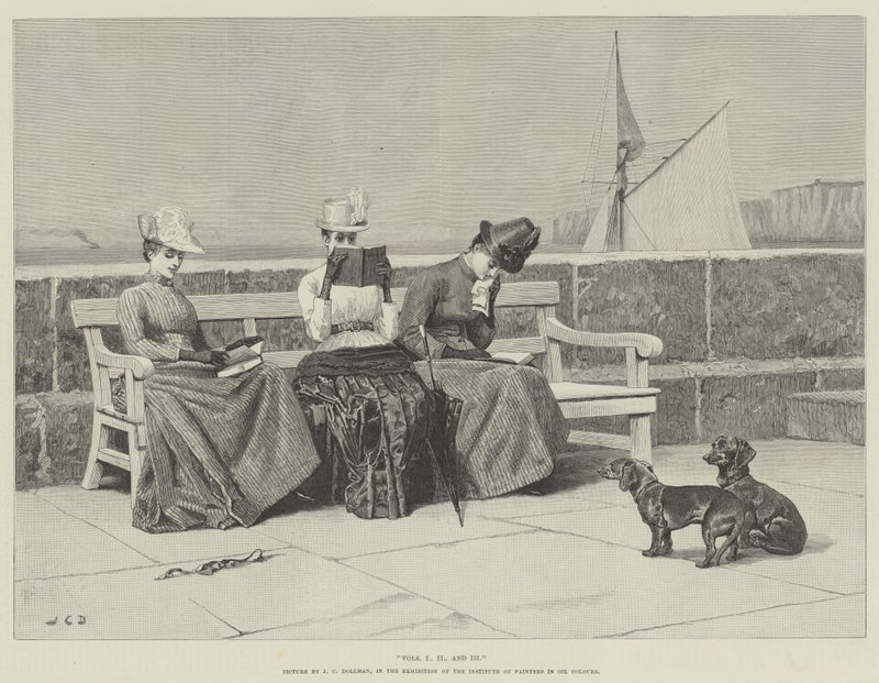Vols I, II og III, i utstillingen til Institute of Painters in Oil Colors av John Charles Dollman