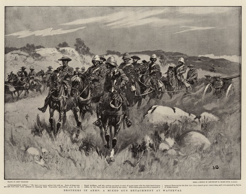 Brothers in Arms, en blandet våpenavdeling ved Waterval av John Charlton