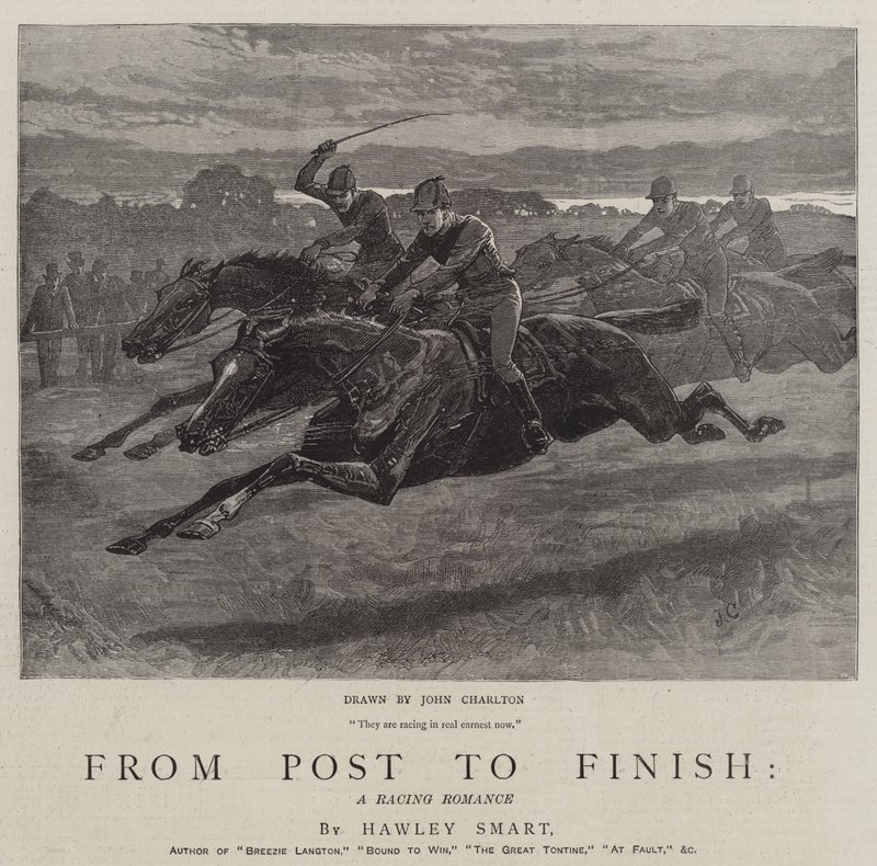 Fra post til mål, en racingromantikk av John Charlton