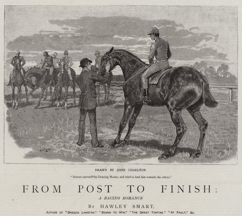 Fra post til mål, en racingromantikk av John Charlton