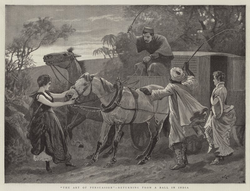 The Art of Persuasion, tilbake fra et ball i India av John Charlton