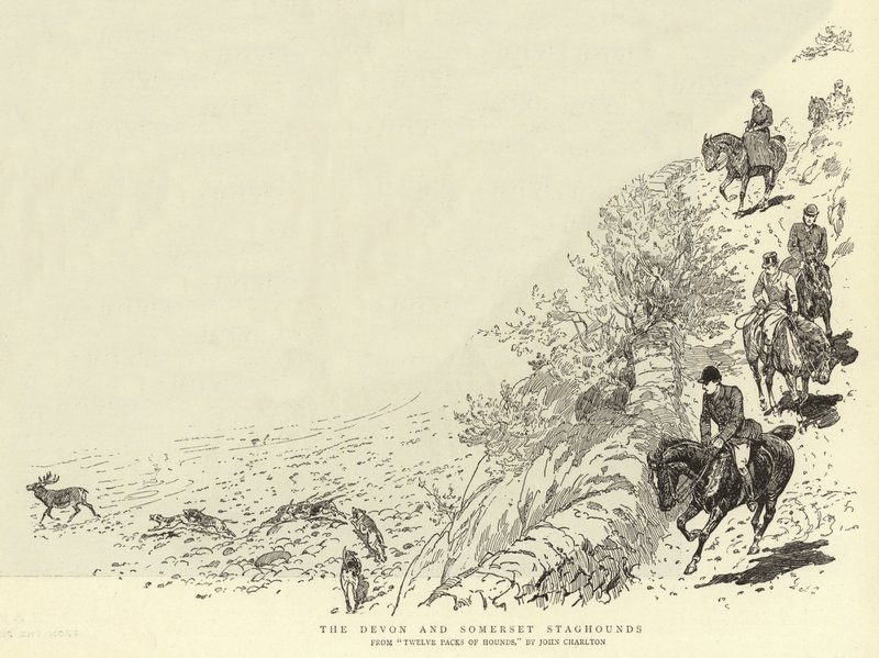 Devon og Somerset Staghounds av John Charlton