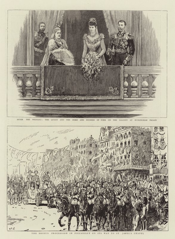 Bryllupet til hertugen og hertuginnen av York av John Charlton