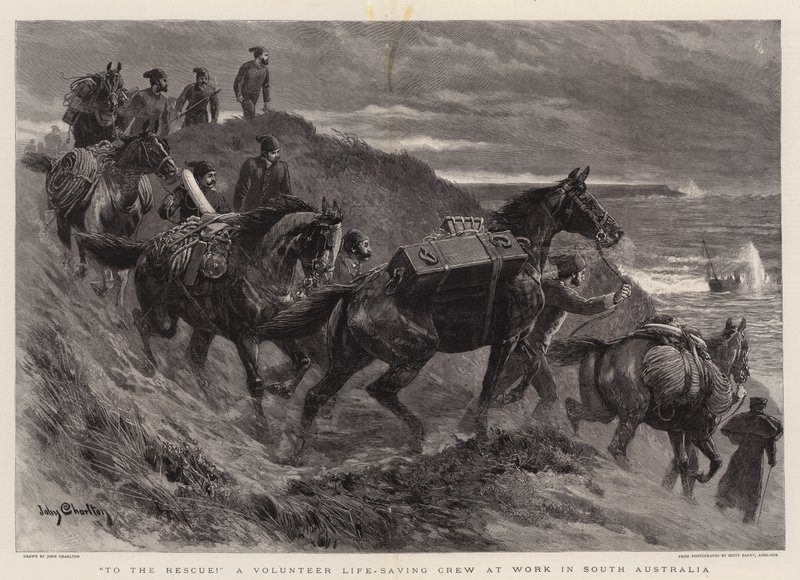 Til redning! Et frivillig livreddende mannskap på jobb i Sør-Australia av John Charlton