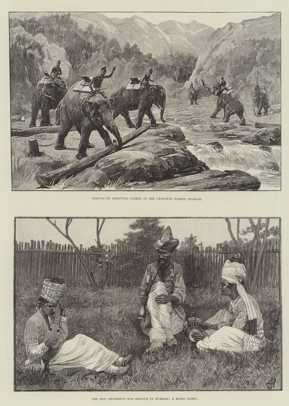 Skisser av Burma av John Edward Goodall